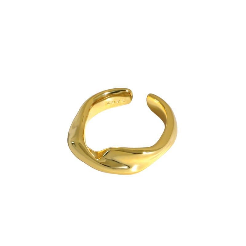 Classic Twisted Knot 925 Sterling Silver Adjustable Ring