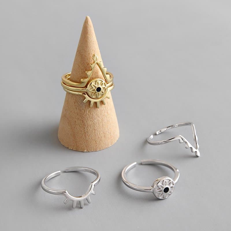 925 Sterling Silver Adjustable Ring