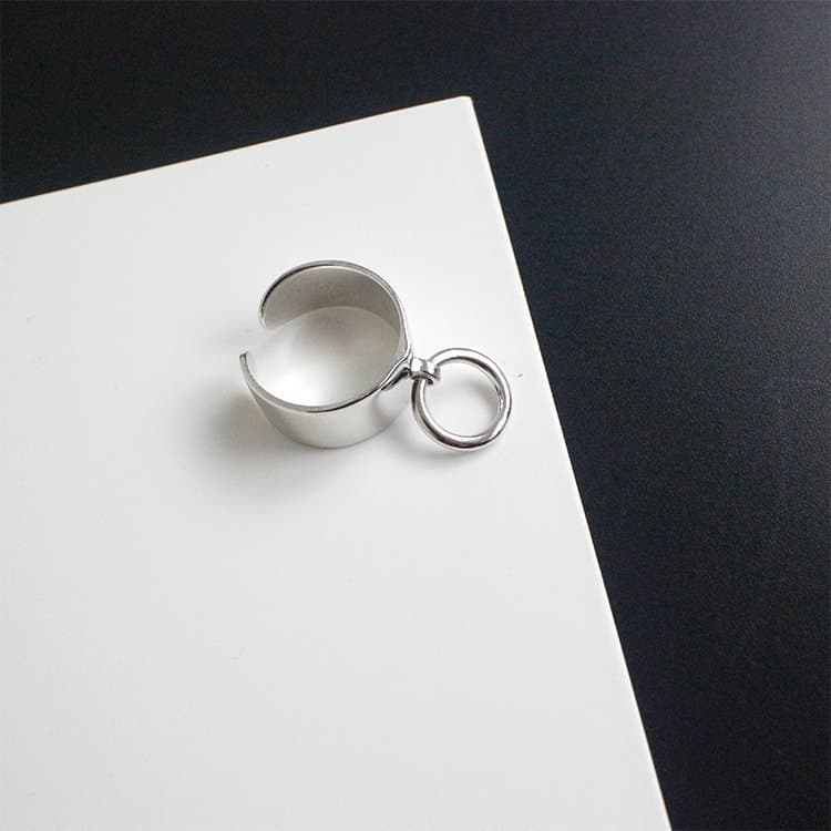 Can Loop 925 Sterling Silver Adjustable Ring
