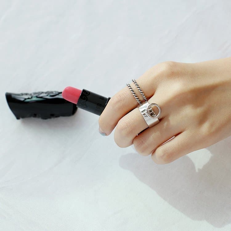 Can Loop 925 Sterling Silver Adjustable Ring