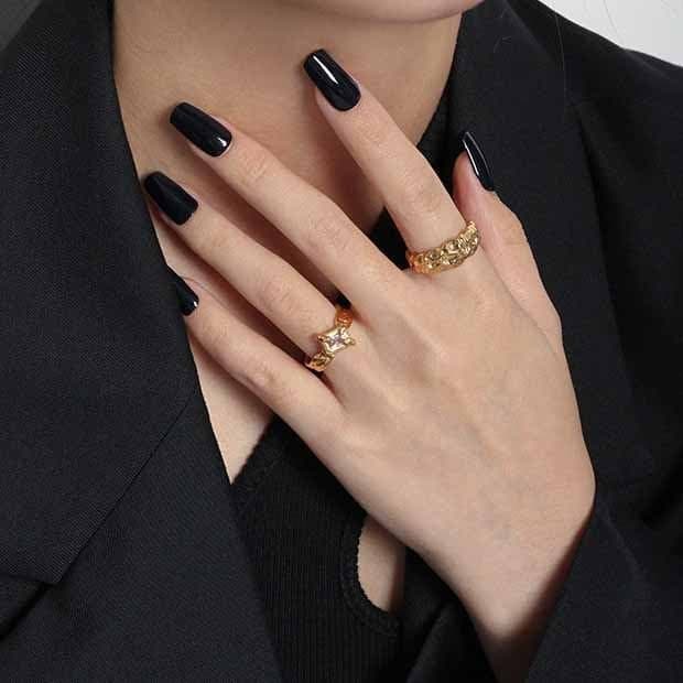 Irregular Bubble 925 Sterling Silver Adjustable Ring