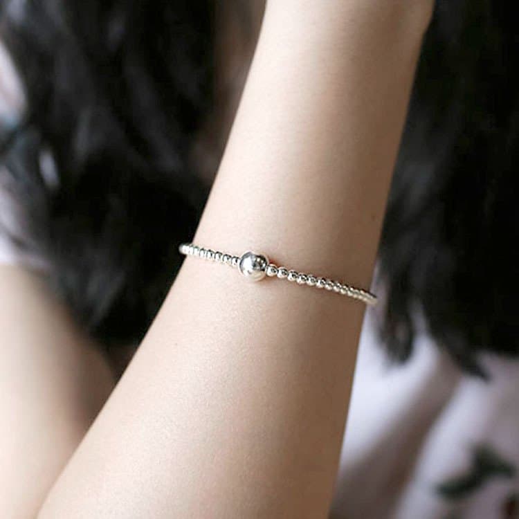 Beads 925 Sterling Silver Bracelet