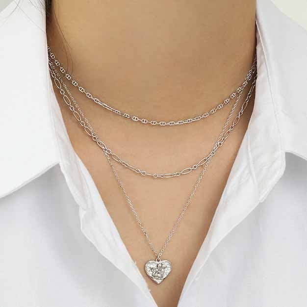 Angel Heart 925 Sterling Silver Necklace