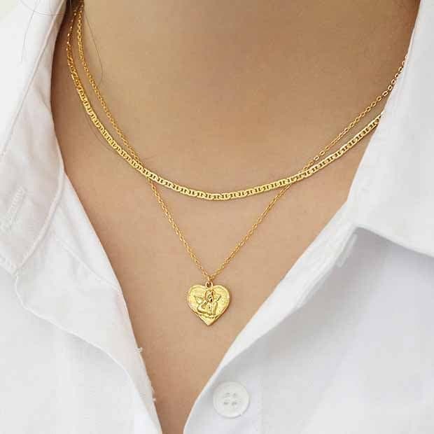 Angel Heart 925 Sterling Silver Necklace