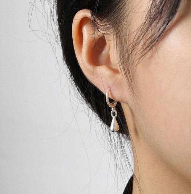 Girl Hearts 925 Sterling Silver Hoop Earrings