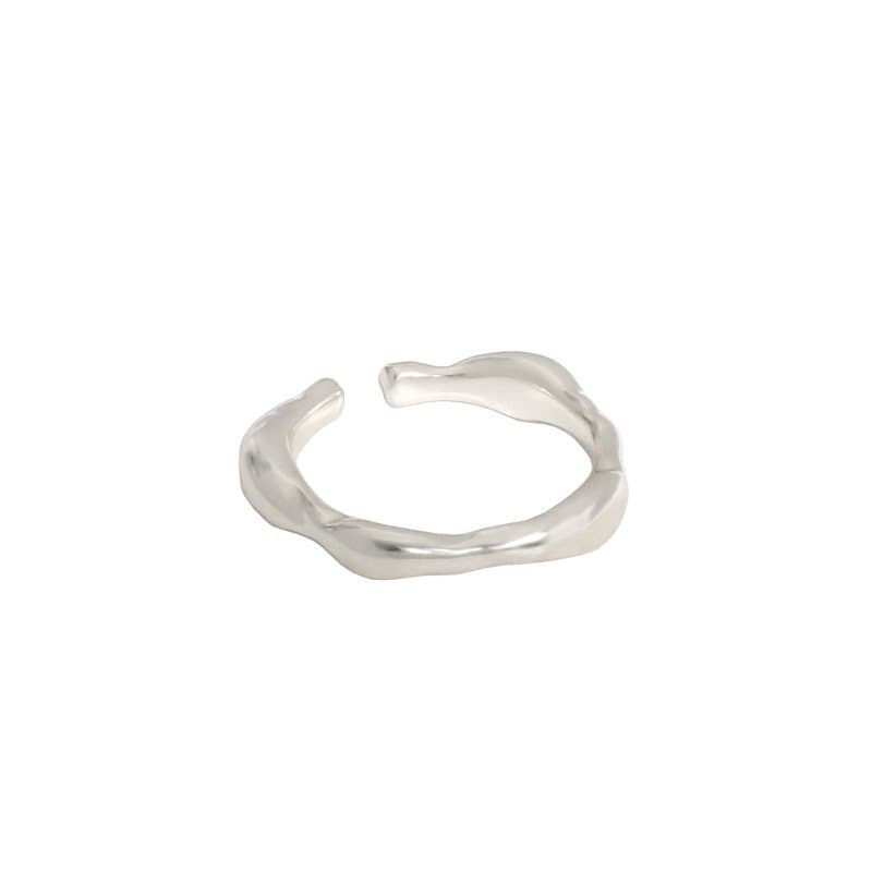 Irregular 925 Sterling Silver Adjustable Ring