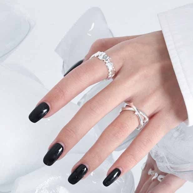 Irregular Flame 925 Sterling Silver Adjustable Ring