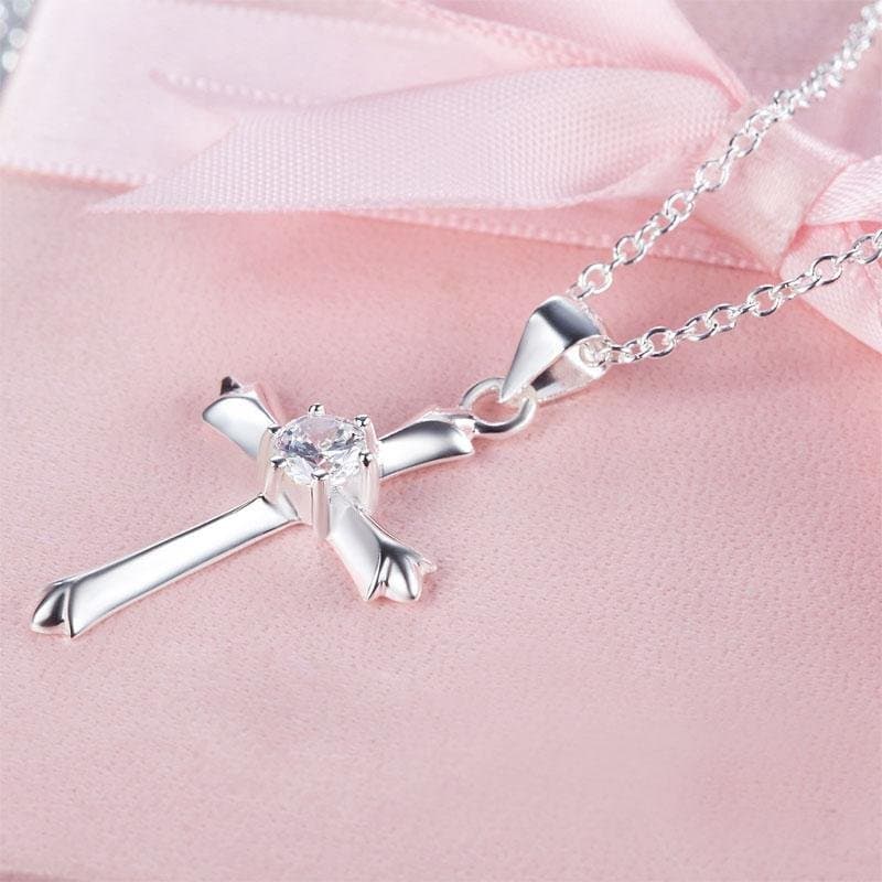 Kids Cross Pendant Necklace