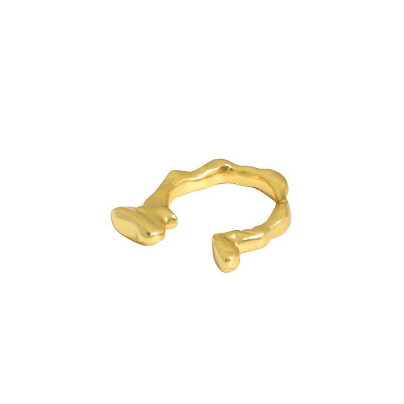 Irregular 925 Sterling Silver Adjustable Ring