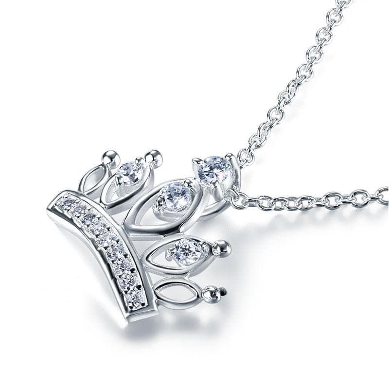 Kids Crown Pendant Necklace