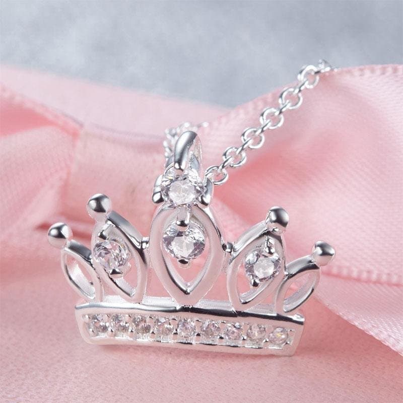 Kids Crown Pendant Necklace
