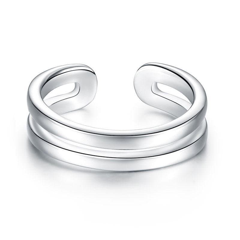 Kids Adjustable Silver Band