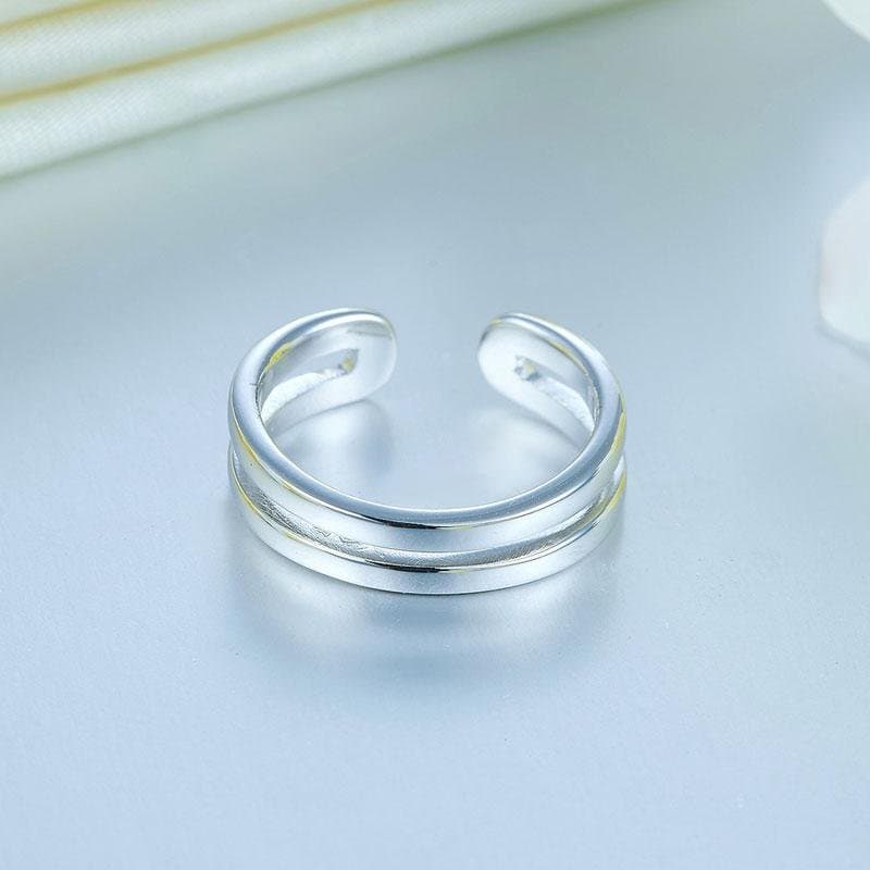 Kids Adjustable Silver Band