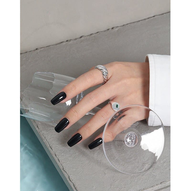 Twisted Wide 925 Sterling Silver Adjustable Ring