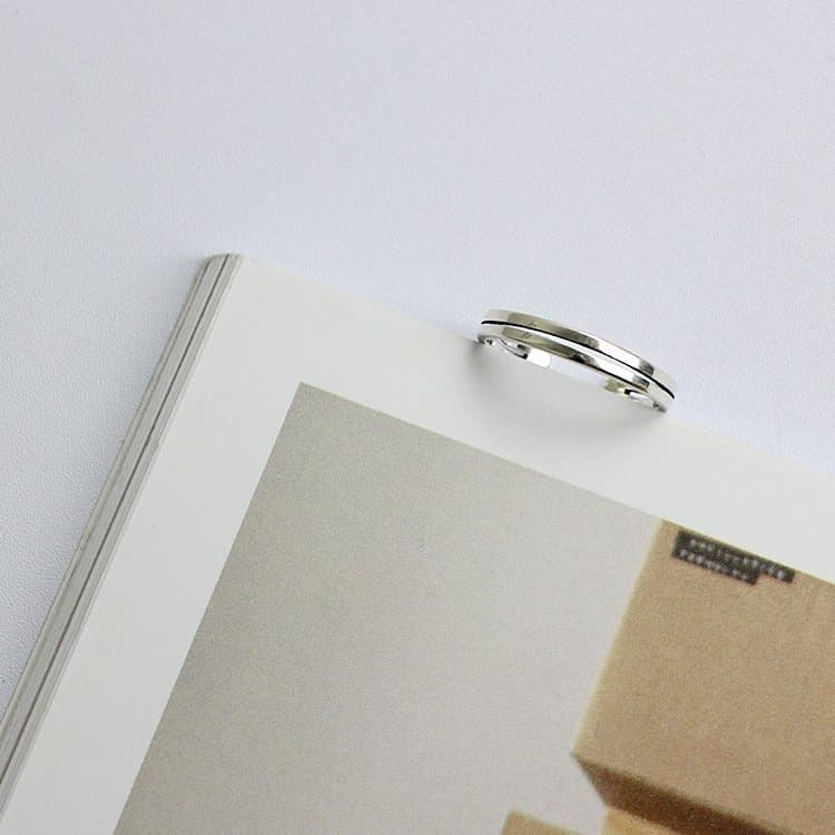 Vintage Double Layer 925 Sterling Silver Adjustable Ring