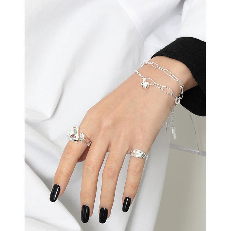Classic Hollow Chain 925 Sterling Silver Bracelet