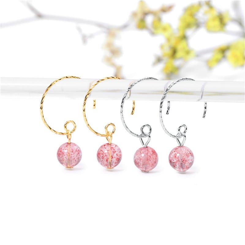 Twisted Circle 925 Sterling Silver Earring Hooks