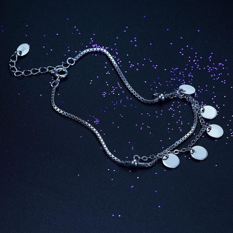 Solid 925 Sterling Silver Bracelet Dangle
