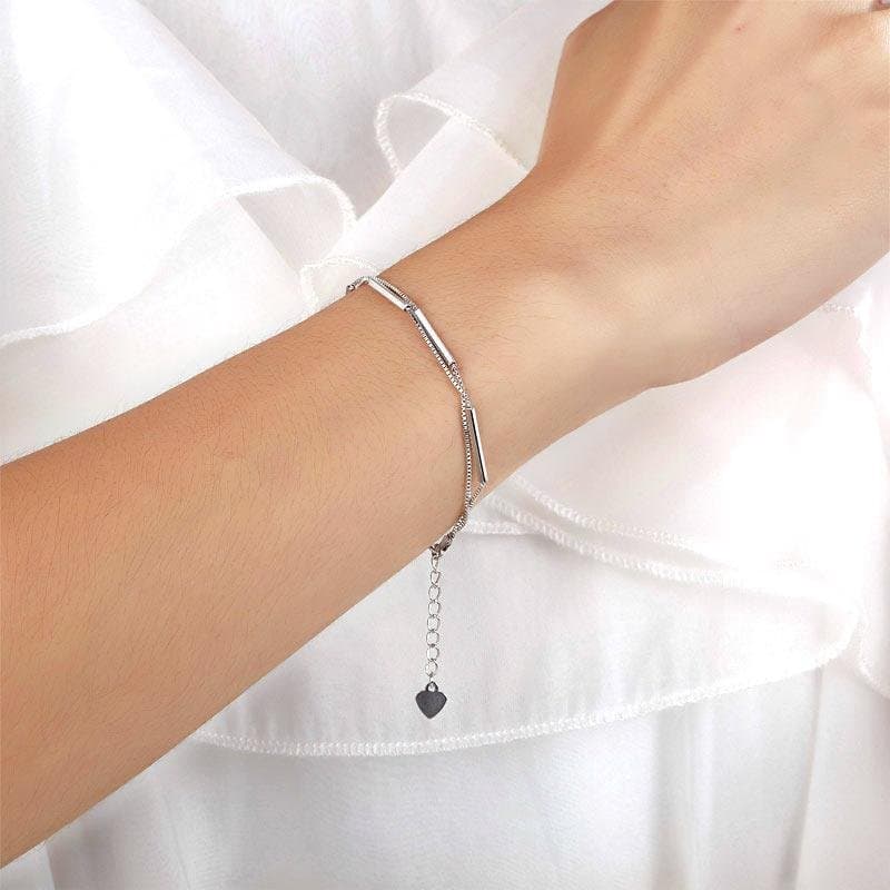 Solid 925 Sterling Silver Bracelet Dangle