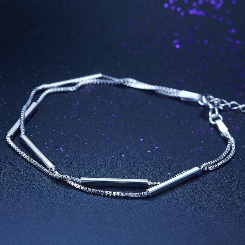 Solid 925 Sterling Silver Bracelet Dangle