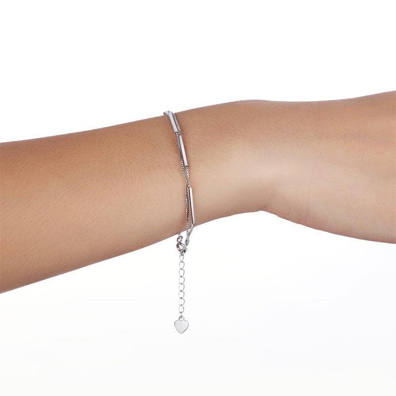 Solid 925 Sterling Silver Bracelet Dangle
