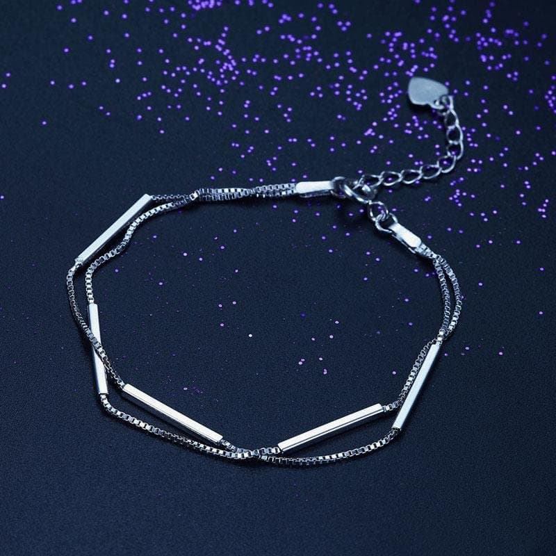 Solid 925 Sterling Silver Bracelet Dangle