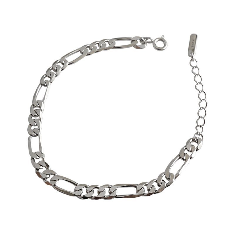 Classic Hollow Chain 925 Sterling Silver Bracelet